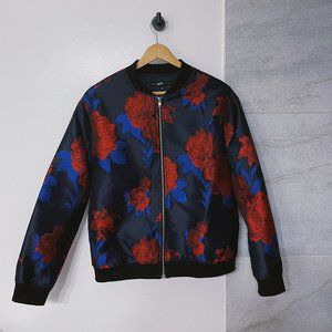 Endless Rose | Floral Bomber Jacket | Size S